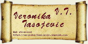 Veronika Tasojević vizit kartica
